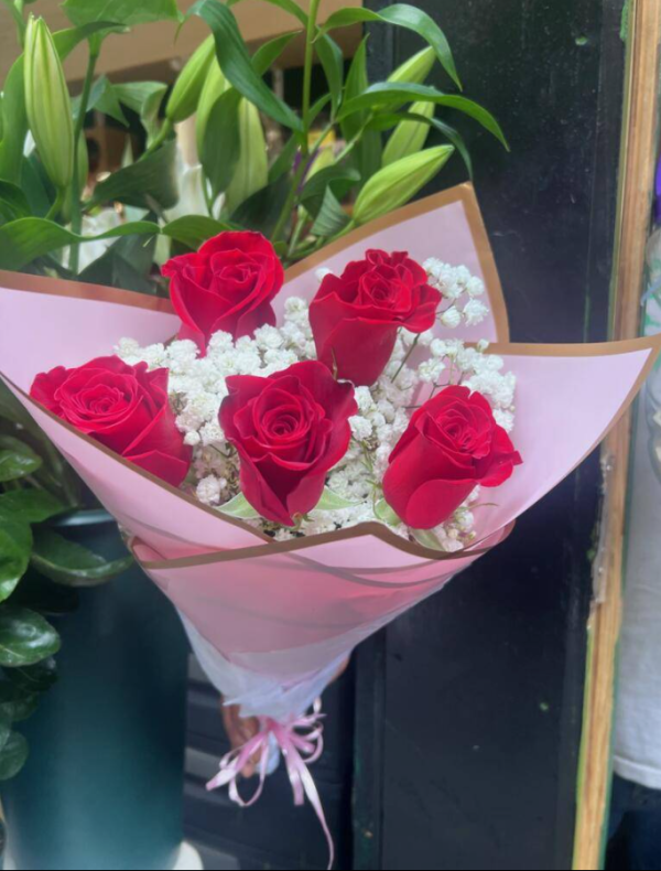 Red Roses and Baby Breath