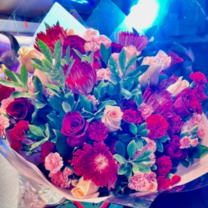 Red and Greens Bouquet